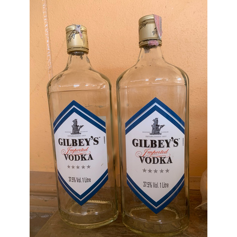 ขวดเปล่า vodka วอดก้า ขวดแก้ว