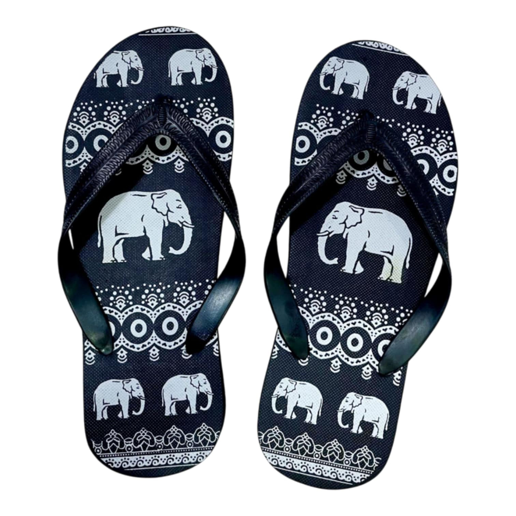 รองเท้าแตะ รองเท้าหูหนีบ #ลายช้าง Size 7-11