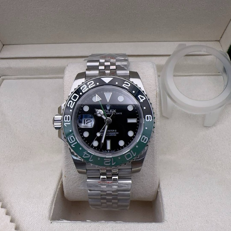 นาฬิกาพร้อมส่ง โรงงาน CC สุดจริง  ระบบออโต้  Size 41mm GMT ตั้งแยกได้ งานใหม่งานสวย