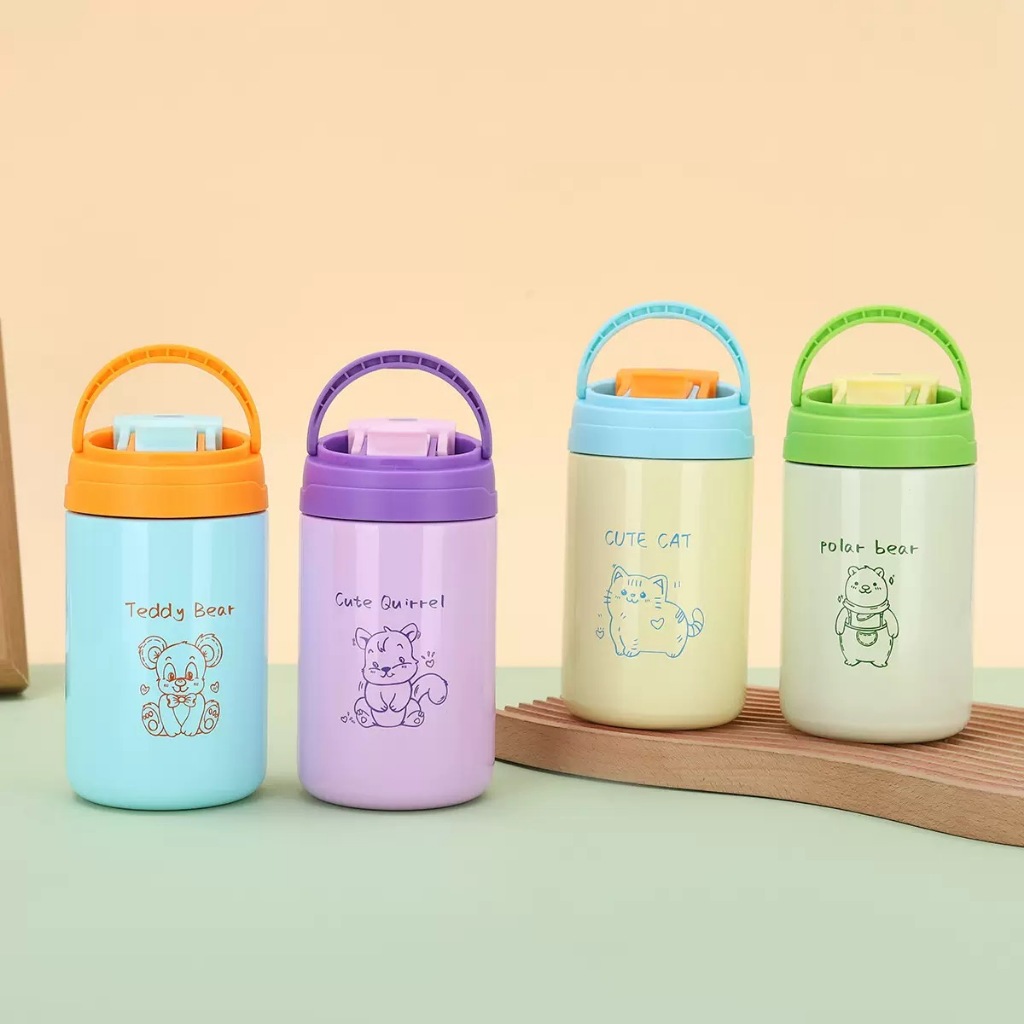 กระบอกน้ำเก็บอุณหภูมิร้อน-เย็น  กระบอกน้ำสูญญากาศ ขวดน้ำ สแตนเลส 500 ml