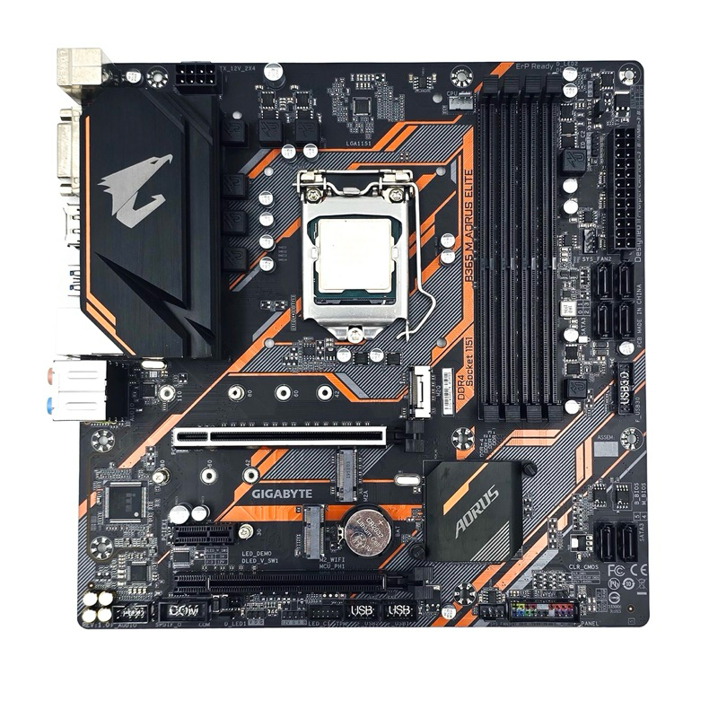 i5 9400F MB B365M AORUS Set CPU MB สินค้ามือสอง ใช้งานปกติ ประกัน 90 วัน