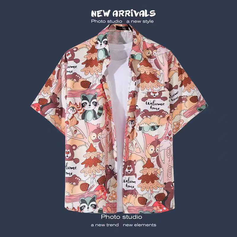 (พร้อมส่งในไทย)เสื้อเชิ้ตลายดอก เสื้อสวย ใส่สบาย ใส่เที่ยวทะเล เที่ยวสงกรานต์ ราคา ถูกที่สุด ดีลบีเคเค แกลเลอรีภาพที่ 6