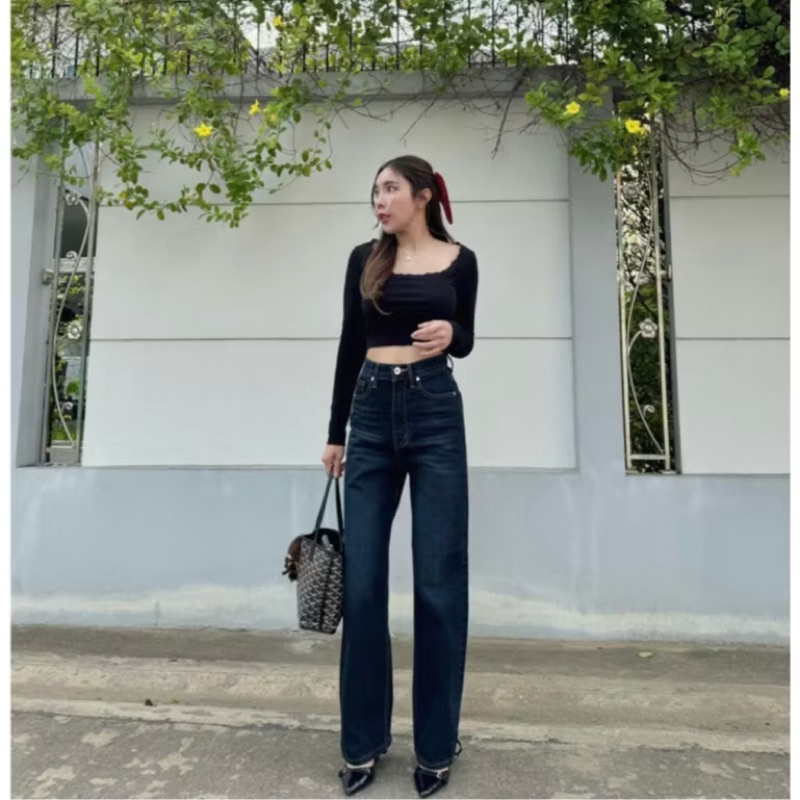 กางเกงยีนส์ Saran size:s ส่งต่อ