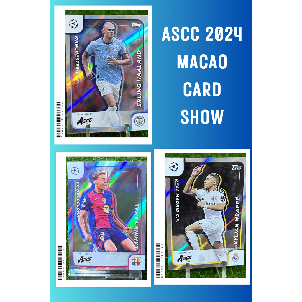 SET ASCC 2024 Macao Card Show : Yamal, Haaland, Mbappe