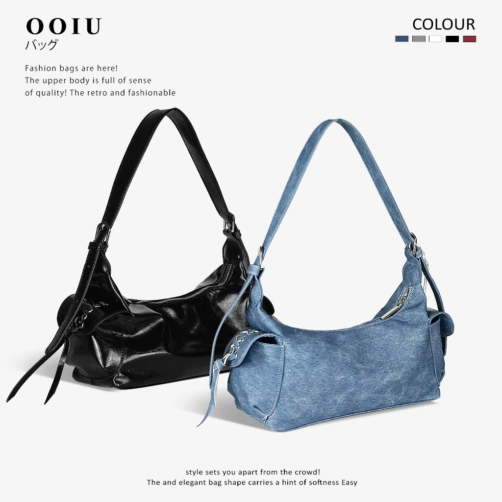 OOIU bag Cargo Shoulder bag กระเป๋าสะพายข้าง ทรงคาโก้ OOIU