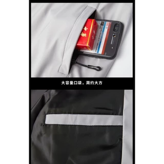 RhymeWrap ผู้ชาย แจ็คเก็ตสไตล์เกาหลี สีดำ/น้ำเงิน/เทา ไซส์ M-5XL ผ้านุ่มสบาย แฟชั่นเทรนด์ล่าสุด Clothing Man