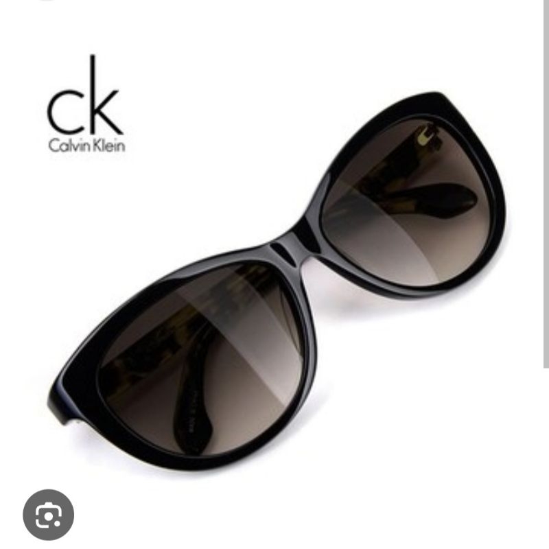 แว่นตากันแดดผู้หญิง แบรนด์ ck สีกะ มือ2 ขนาด 56