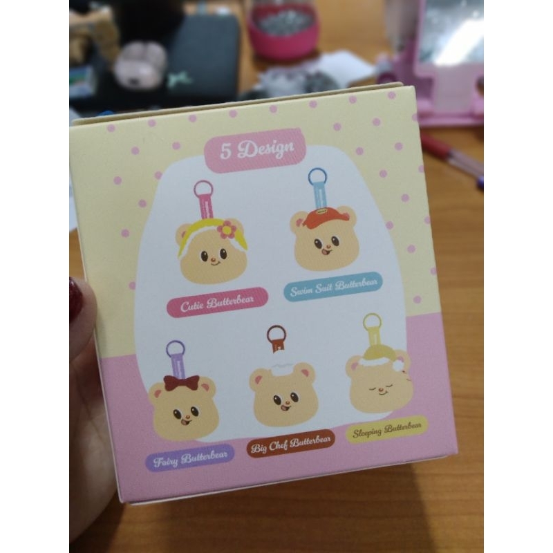 พร้อมส่ง‼️พวงกุญแจกระเป๋าน้องหมีเนย Butterbear x 7 Eleven💢 ไม่แกะกล่อง‼️