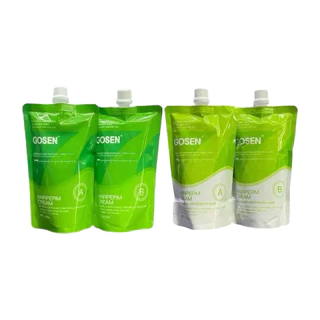 Gosen Hairperm Cream ครีมยืดผม โกเซ็น น้ำยายืดโกเซน แฮร์เพิร์ม ครีม 400ml.x2 (มี 2 สูตร ผมแข็งแรง / อ่อนแอ)