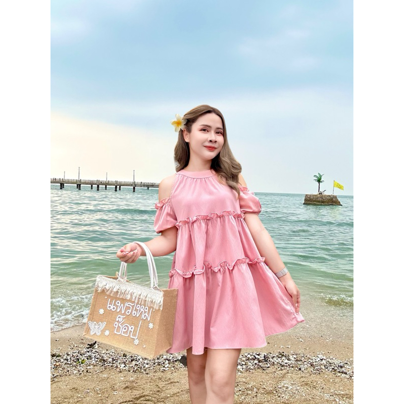 PM125 PIMDAW DRESS. ยาว 33นิ้ว