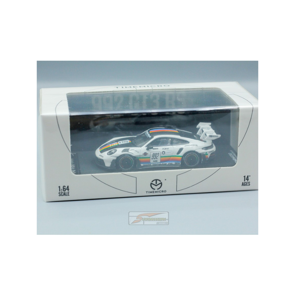 TIME MICRO  1/64 Porsche 911 992 GT3 RS White Apple