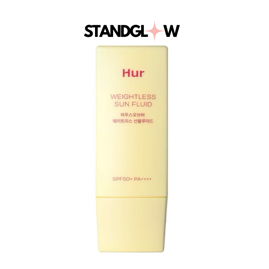 (แท้/พร้อมส่ง) House Of Hur Weightless Sun Fluid SPF50+ PA+++ 50 ml. ครีมกันแดด กันแดดเนื้อบางเบา [STANDGLOW]