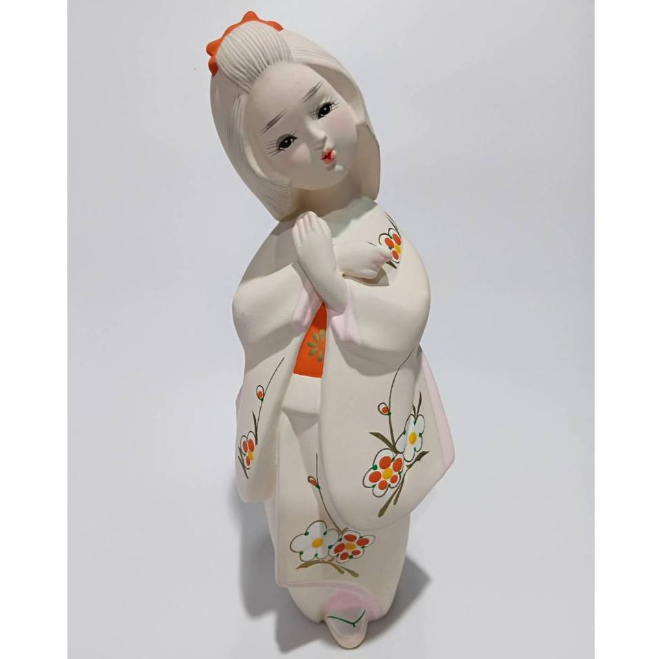 ตุ๊กตาญี่ปุ่น Vintage Creisha Girl Porcelain Doll ขนาด 10 นิ้ว