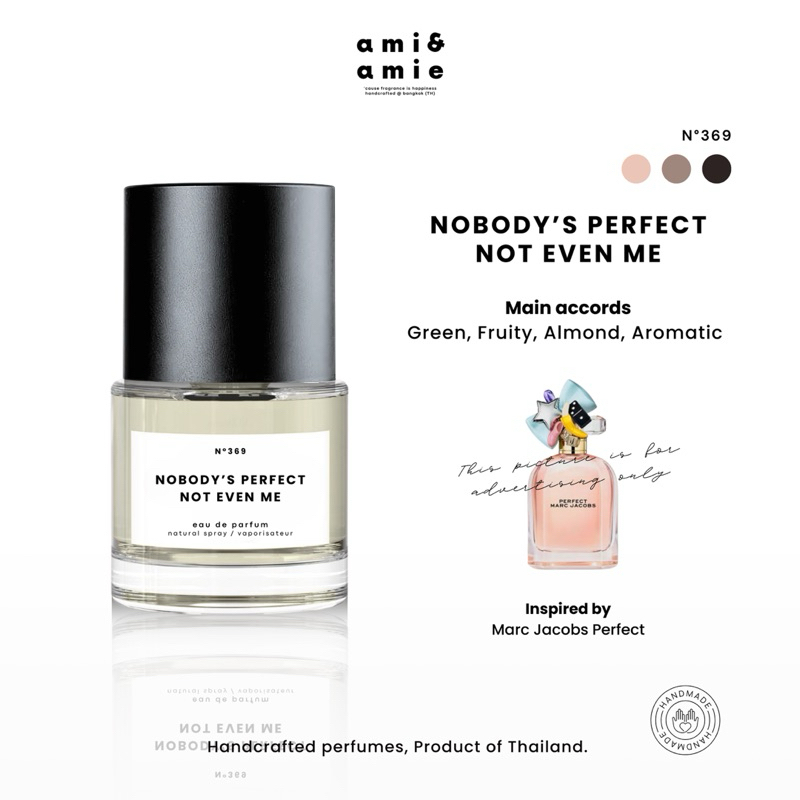 N°369 NOBODY’S PERFECT NOT EVEN ME (น้ำหอม/EDP)