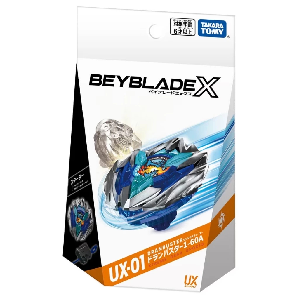 [พร้อมส่ง]Takara Tomy Beyblade X Dran Buster 1-60A UX-01 Starter   ของแท้ Lot.HK มาพร้อมที่ชู๊ต