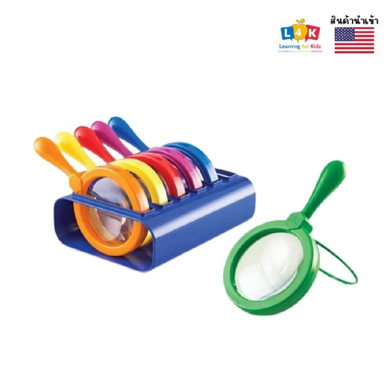 Learning Resources - Jumbo Magnifiers - แบ่งขาย - แว่นขยายขนาดใหญ่ [อายุ 3+] - SC532