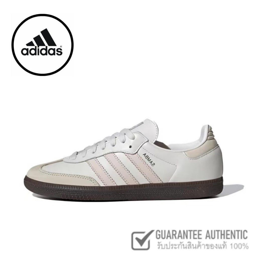 adidas originals Samba OG IH2751 สีขาว/ชมพู ของแท้ 100 %