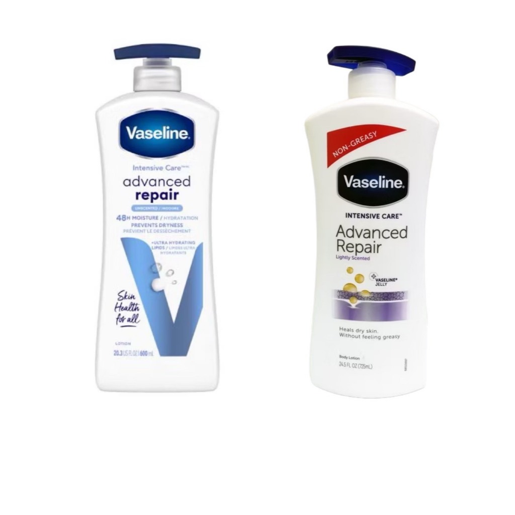 ❤️ไม่แท้คืนเงิน❤️Vaseline Intensive Care Advanced Repair โลชั่นบำรุงผิวขาว มีกลิ่นหอม