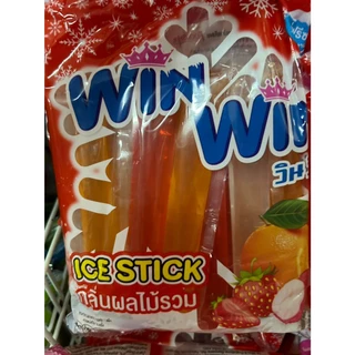 ดีโด้หวานเย็น รสผลไม้รวม 2 รสชาติ โดราเอม่อนผลไม้รวม กับ มินเนียนม็อกเทล 35มล. x 12แท่ง