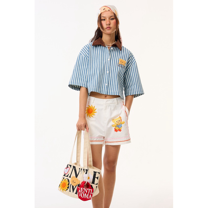 พร้อมส่ง✨Gentlewoman x Butterbear🧸🧈SUMMER SEASON SHOULDER TOTE❤️New in Pack❤️