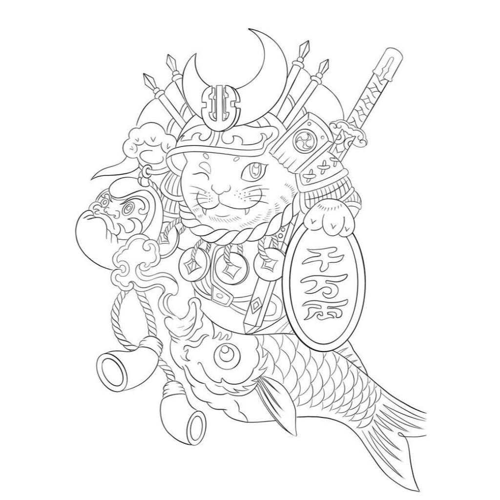 แบบลอกลาย สำเร็จรูป พร้อมใช้ ขนาด A4