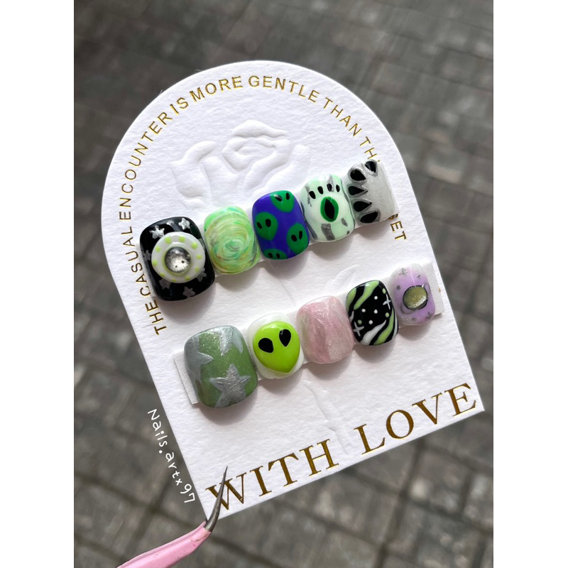 เล็บปลอมเพ้นท์ Gelboys หมุนได้ 🕷️🕸️