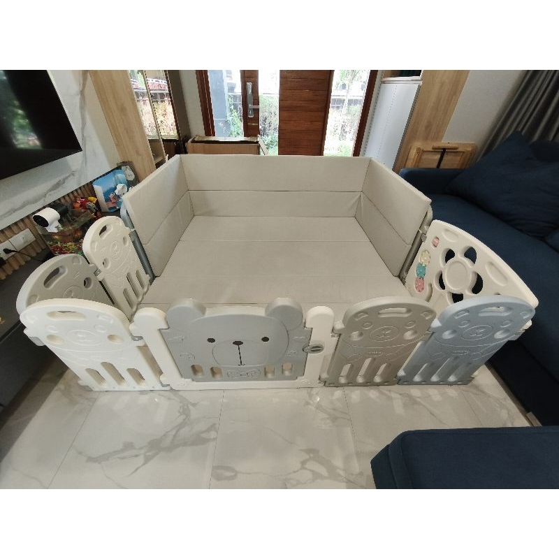 คอกกั้นเด็ก bebeplay 4step สินค้ามือ2