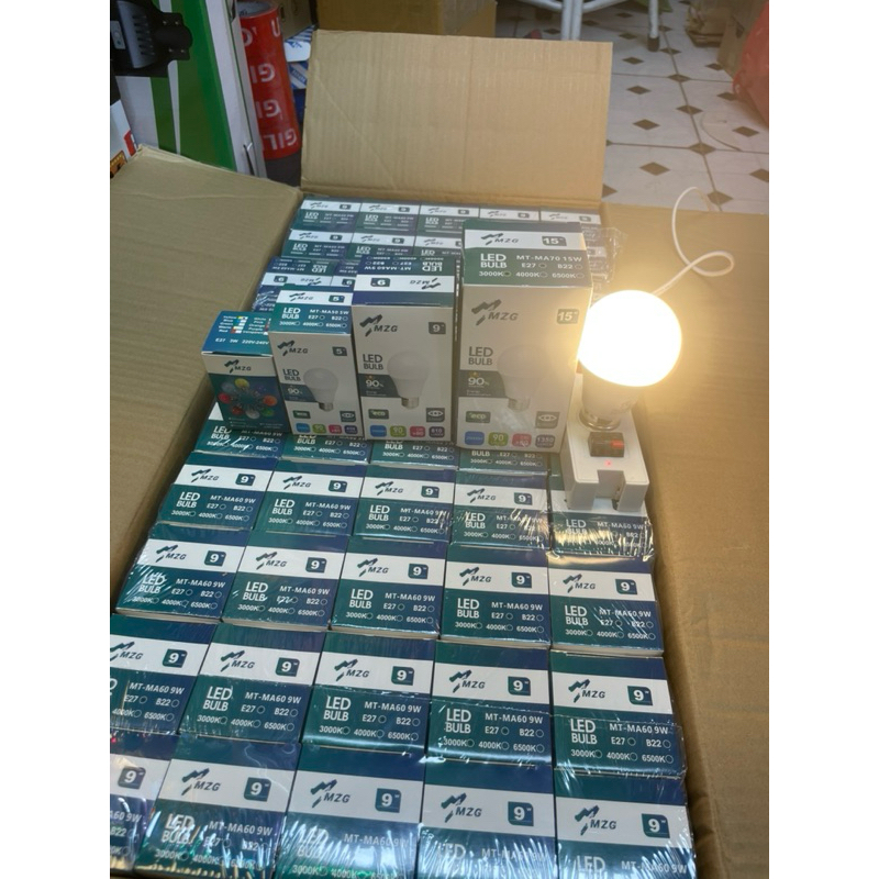 🎉🎉หลอดไฟ ปิงปอง 3W/5W/ 9W /15W✅ขั้ว E 27 ✅ แสงขาว แสงวอร์มหลอดขุ่นพร้อมส่งค่ะติดตั้งภายนอกได้ภายในได้ค่ะกันน้ำกันฝน