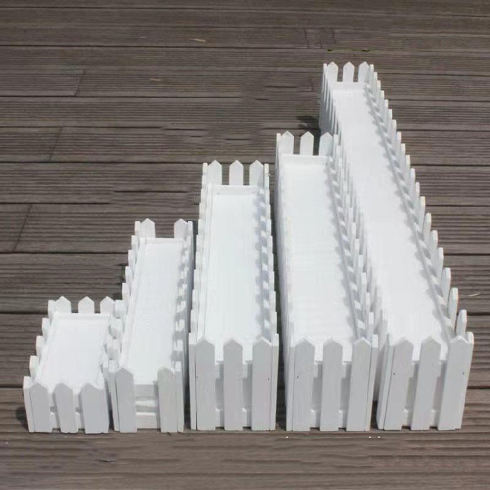 กระถางต้นไม้ แบบไม้ สําหรับตกแต่งบ้าน สวน รั้ว 10cm/15cm/30cm/50cm
