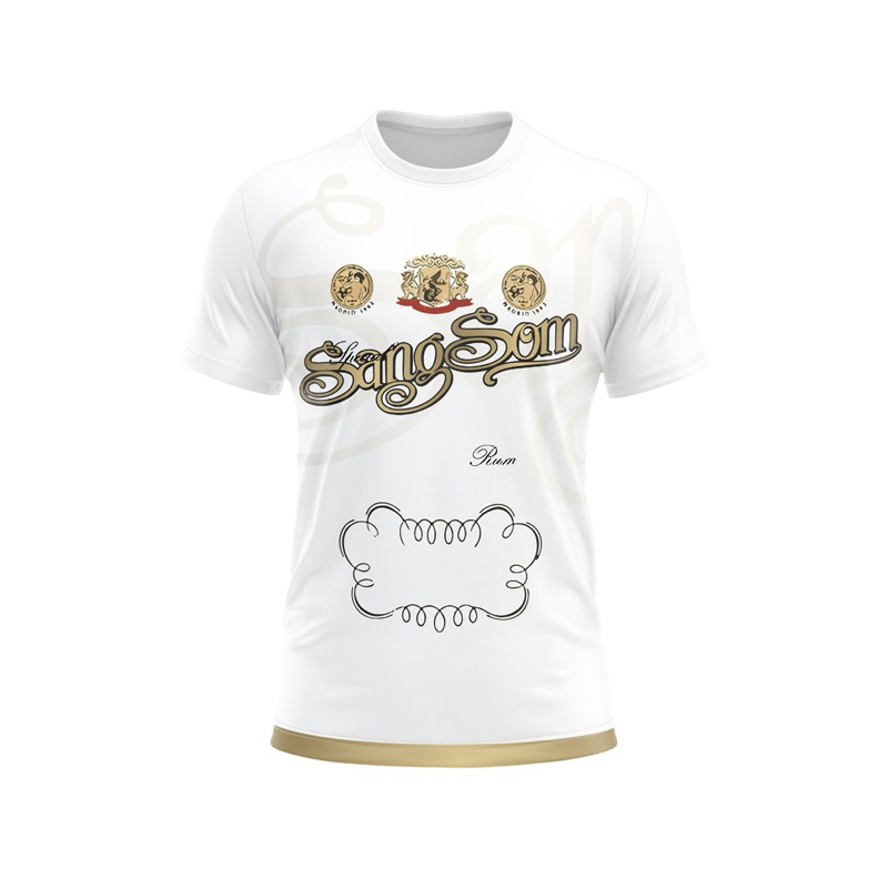 เสื้อแฟชั่น เสื้อพิมพ์ลาย ลายสุราไทย สุราแสงโสม ใส่สบาย
