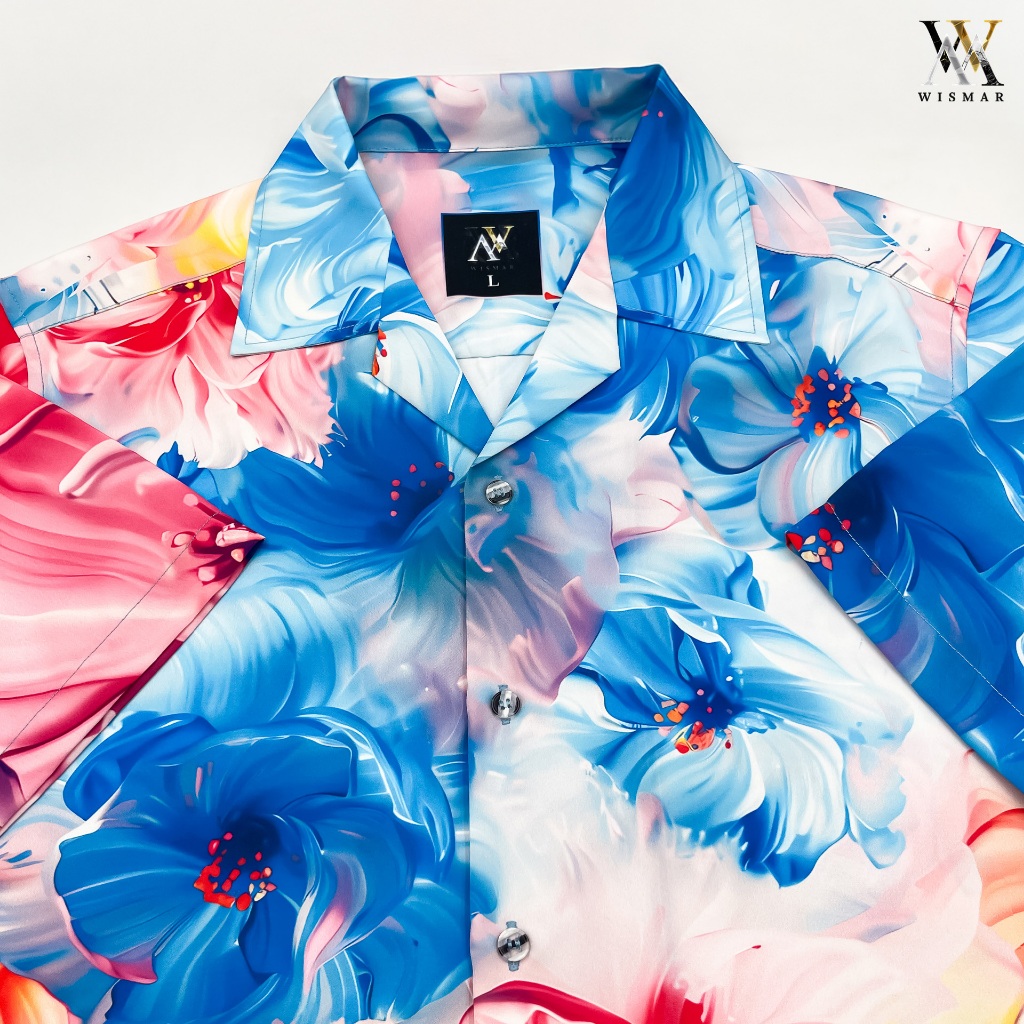 เสื้อเชิ้ตฮาวายแขนสั้นลายหินอ่อนสงกรานต์ : Hawaii Songkran (Short-Sleeve)