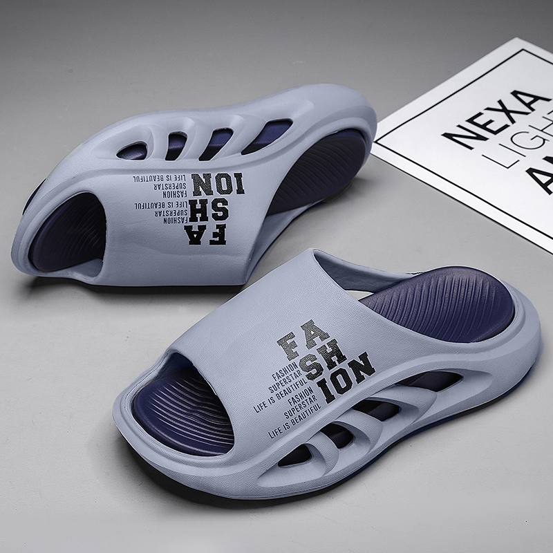 Koimoi รองเท้าแตะลำลอง กันน้ำ กันลื่น สีเด่นมาก มี 3 สี สตรีทแฟชั่นผู้ชายไม่ควรพลาด พร้อมส่ง