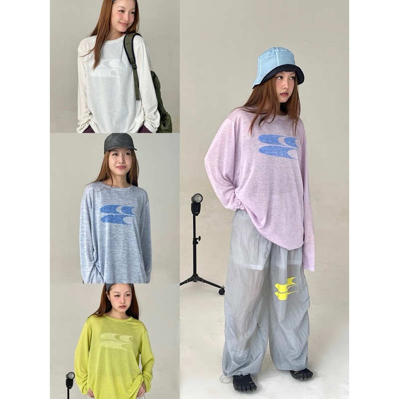 CryingCenter เสื้อยืดแขนยาว Sailing Sunscreen T-Shirt