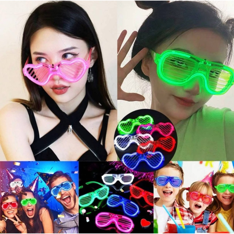 A665 แว่นแฟชั่น มีไฟ สงกรานต์ พร้อมส่งในไทย