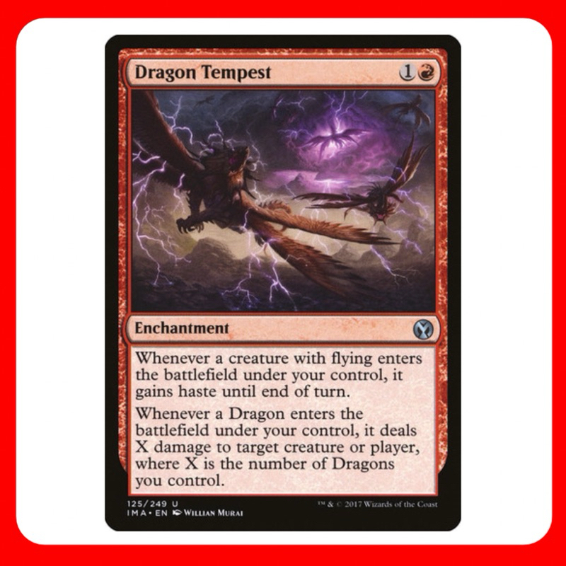 [MTG] Dragon Tempest [IMA] [RED] [UNCOM] [NORMAL] [ENG] (การ์ดเมจิค / Magic the Gathering) [EDH]