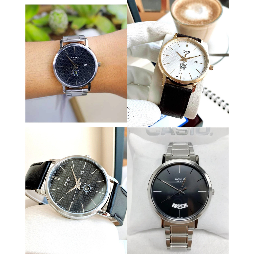 แท้ รุ่นใหม่ CASIO MTP-B125 MTP-B125D MTP-B125L MTP-B100D ประกันศูนย์ 1 ปี