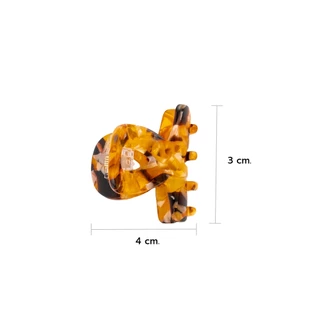 Meoli Hair Accessories Claw Clip M 60264 กิ๊บหนีบผม กิ๊บติดผม ถนอมเส้นผม กิ๊บขนาดเล็ก สีไข่มุก สีกระ ลายจุด