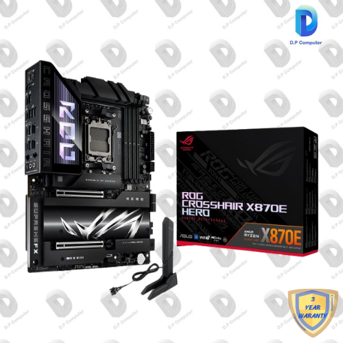 (เมนบอร์ด) ASUS ROG CROSSHAIR X870E HERO (AMD SOCKET AM5 DDR5 ATX) สินค้าใหม่ รับประกัน 3 ปีเต็ม