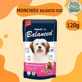 Monchou Balanced มองชู อาหารเปียกสุนัข 120g