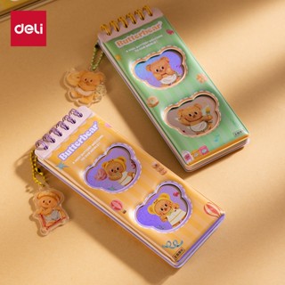 (Butterbear X Deli) สมุดฉีก สมุดสันเกลียว สมุดโน้ตยาว พร้อมพ…