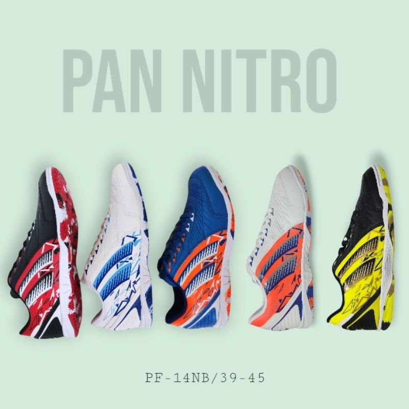 สินค้าลิขสิทธิ์[ของแท้100%]รองเท้าฟุตซอลแพน PAN NITRO PF-14NB