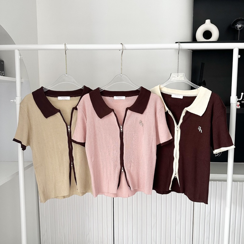 SOZiP POLO เสื้อไหมพรหมซิปTWOWAY   พร้อมส่ง ราคา ถูกที่สุด ดีลบีเคเค แกลเลอรีภาพที่ 9
