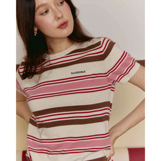 (pre-order สี Mocha strawberry ส่ง 21 Aug) ROBIN KNIT SHIRT
