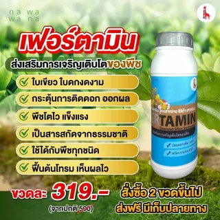 เฟอร์ตามิน สารเพิ่มประสิทธิภาพพืชทางใบ พืชนำไปใช้ได้ทันที ใบเขียว ใบดก ใบตั้ง