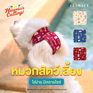 หมวกสัตว์เลี้ยง หมวกบักเก็ต Hawaii's Calling! ใส่ง่าย มีตัวล…