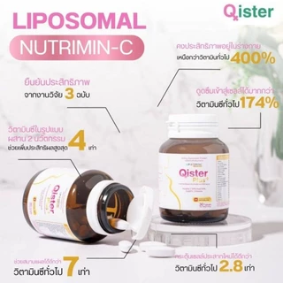 Qister Plus1000mg พร้อมวิตามินC Liposomal มีวิจัยตีพิมพ์ถึง3ฉบับ