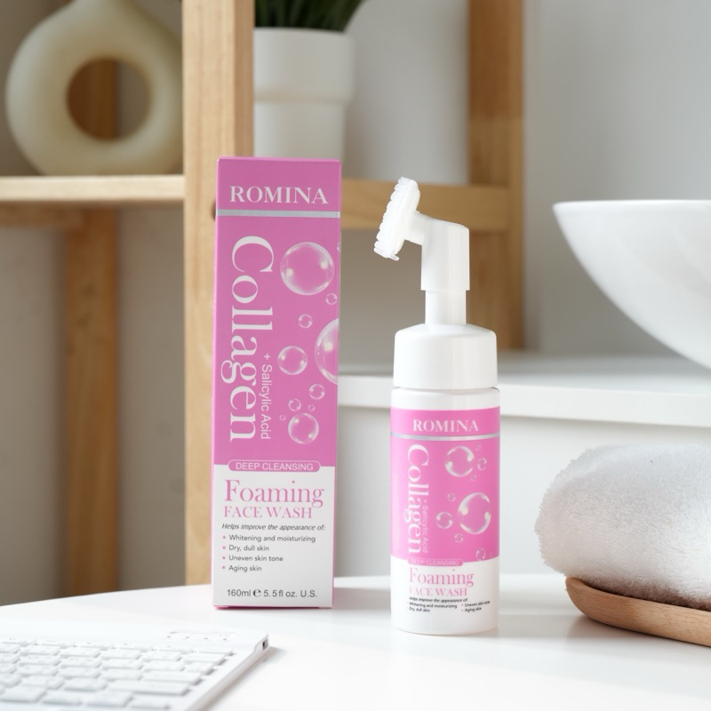 มูสโฟมโรมิน่าคอลลาเจน(Foaming Face Wash)