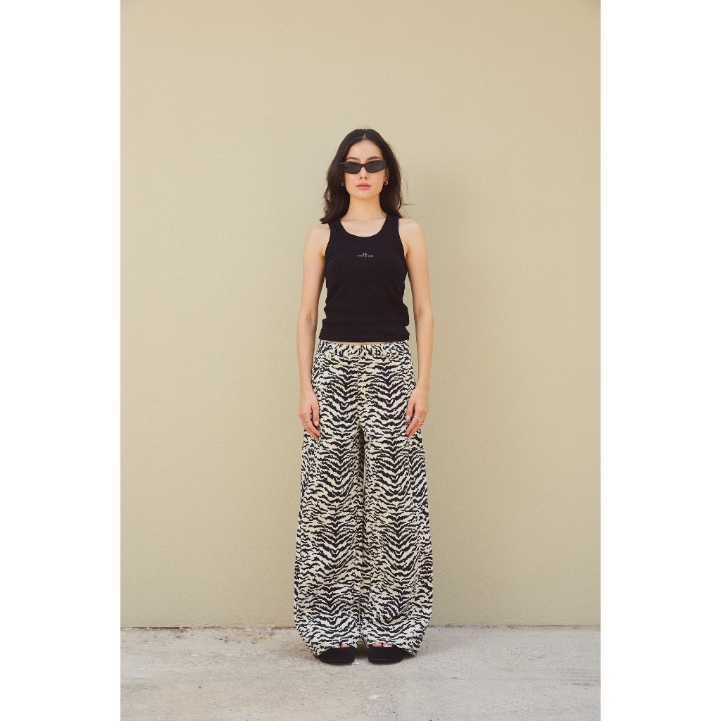 ZTN0088  Zebra Print Baggy pants