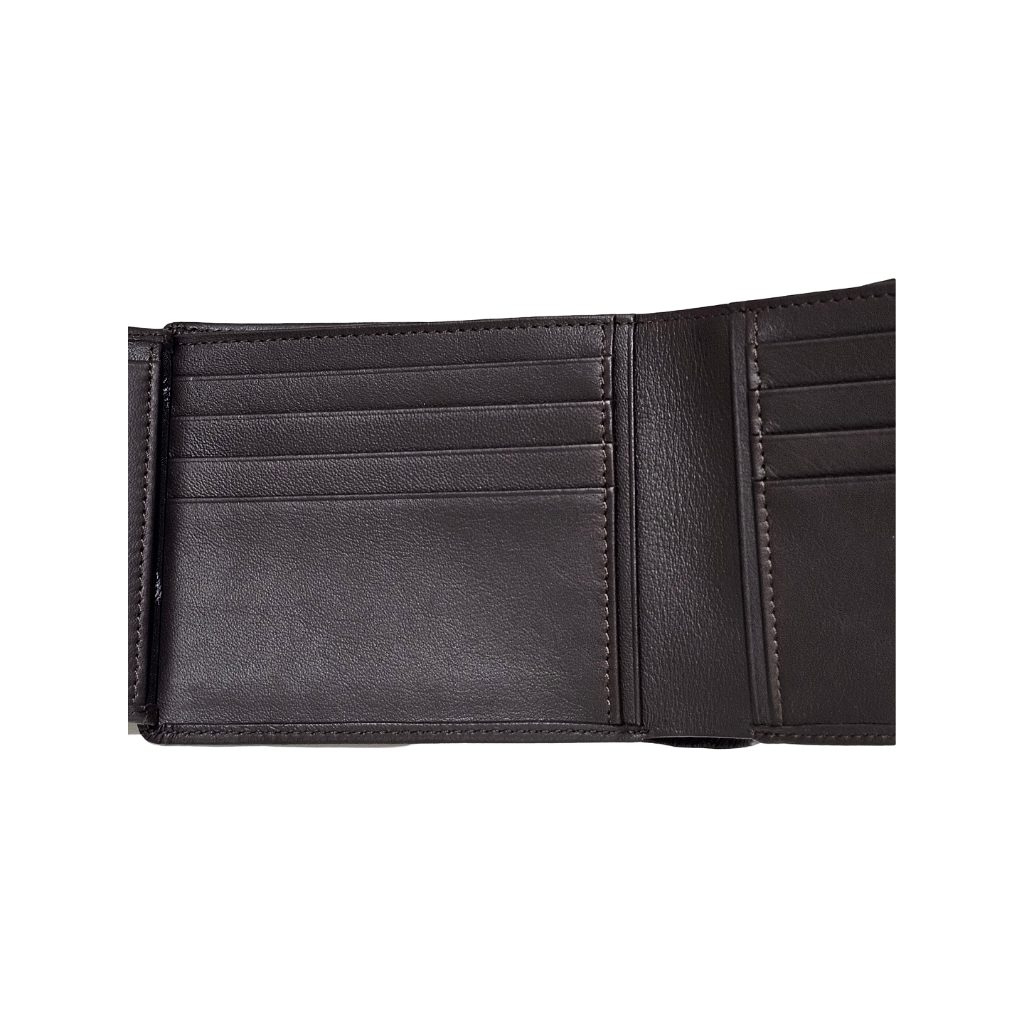 Guy Laroche กระเป๋าสตางค์ พับสั้นมีชิ้นเครดิตเปิดซ้าย สีน้ำตาล รุ่นCENTURIONII (BW12545R5)