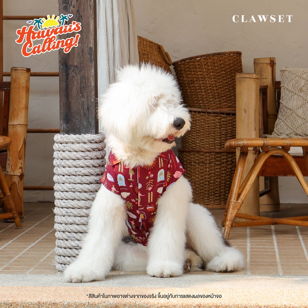 Clawset قميص هاواي للحيوانات Hawaii's Calling — صورة 4